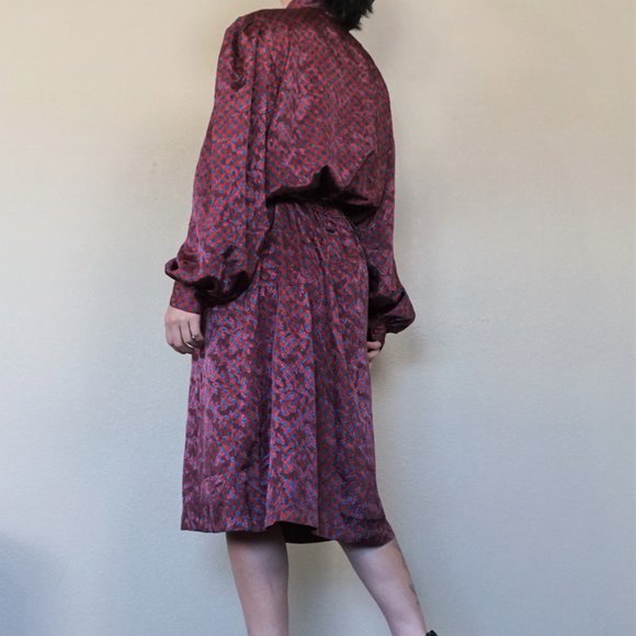 Talbots Red Shirt Dress - Picture 6 of 6